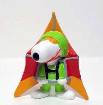 Snoopy Parasailor / Hang Glider Pvc - Rare!
