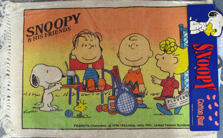 Snoopy and His Friends Cotton Rug - snoopn4pnuts.com