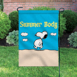 Peanuts Double - Sided Flag - Summer Body - snoopn4pnuts.com