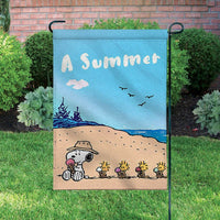 Peanuts Double - Sided Flag - Snoopy and Woodstocks Summer - snoopn4pnuts.com
