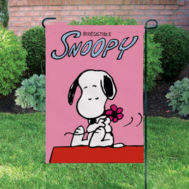 Peanuts Double - Sided Flag - Irresistible Snoopy - snoopn4pnuts.com