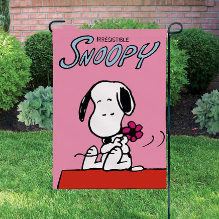 Peanuts Double - Sided Flag - Irresistible Snoopy - snoopn4pnuts.com