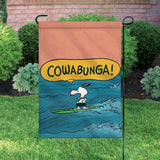 Peanuts Double-Sided Flag - Cowabunga!