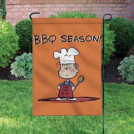 Peanuts Double - Sided Flag - Linus BBQ Chef - snoopn4pnuts.com
