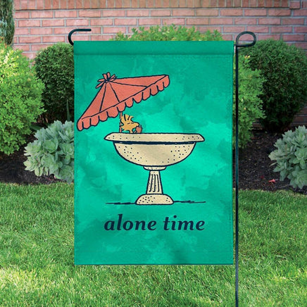 Peanuts Double - Sided Flag - Woodstock Alone Time - snoopn4pnuts.com