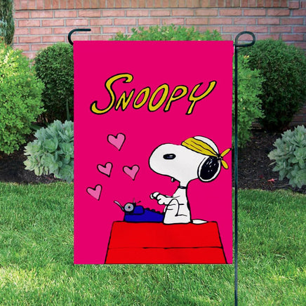 Peanuts Double - Sided Flag - Blindfolded Literary Ace - snoopn4pnuts.com