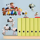 Peanuts Giant PVC/Vinyl Sticker Sheet (Includes The Little Red Haired Girl!)