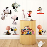 Peanuts Giant PVC/Vinyl Sticker Sheet (Includes The Little Red Haired Girl!)