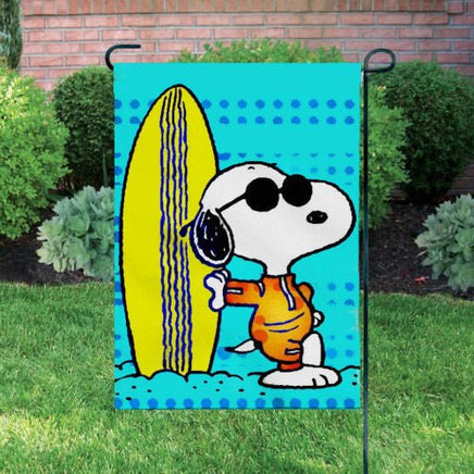 Peanuts Double - Sided Flag - Snoopy Joe Cool Surfer - snoopn4pnuts.com