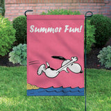 Peanuts Double-Sided Flag - Summer Fun