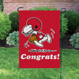 Peanuts Snoopy Double-Sided Flag - Football Congrats!