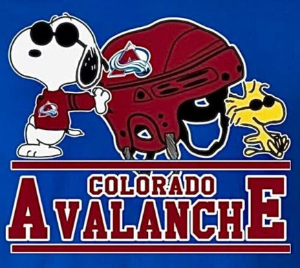 Professional Hockey Indoor/Outdoor Waterproof Vinyl Decal - Colorado Avalanche - snoopn4pnuts.com