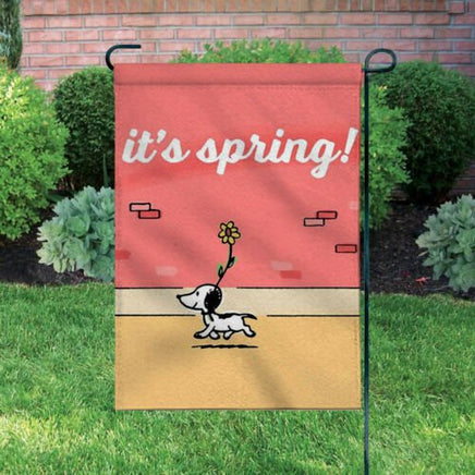Peanuts Double - Sided Flag - It's Spring! - snoopn4pnuts.com