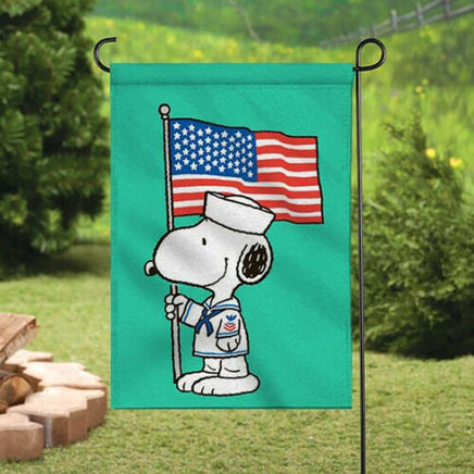 Peanuts Double - Sided Flag - Snoopy Navy - snoopn4pnuts.com