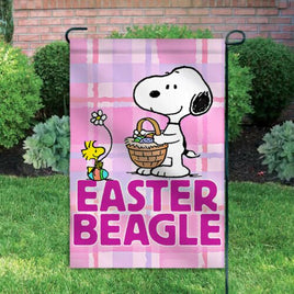 Peanuts Double - Sided Flag - Snoopy Easter Beagle - snoopn4pnuts.com