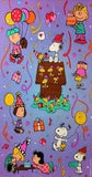 Peanuts Gang Partying Stickers