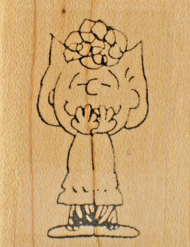 RARE Peanuts Rubber Stamp - Silly Sally (New Remounted) - snoopn4pnuts.com