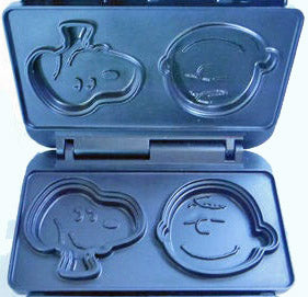 Charlie Brown And Snoopy Electric Snack And Sandwich Maker - New!