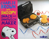 Charlie Brown and Snoopy Electric Snack and Sandwich Maker - NEW!