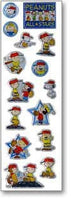 Charlie Brown Baseball Puffy Stickers - Great For Scrapbooking!