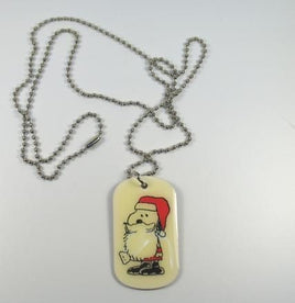 Snoopy Santa Dog Tag (New But Near Mint)