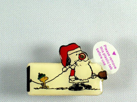 Snoopy Santa Light - Up Enamel Pin - snoopn4pnuts.com
