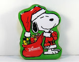 Snoopy Santa-Shaped Tin Canister