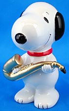 SNOOPY SAXOPHONE PLAYER Bank - snoopn4pnuts.com