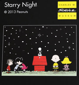Schulz Museum Peanuts Starry Night Laser - Cut Mini Wooden Jigsaw Puzzle - snoopn4pnuts.com