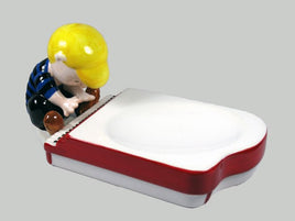 Schroeder Ceramic Soap Dish (Near Mint) - snoopn4pnuts.com