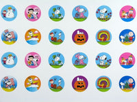 Peanuts Holiday Seals Sticker Set (24)