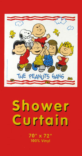 Peanuts Gang Vinyl Shower Curtain - On Sale!