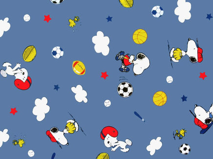 Lambs & Ivy Snoopy Sport Fitted Sheet - snoopn4pnuts.com