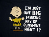 Charlie Brown T-Shirt - A Freakin' Ray Of Sunshine