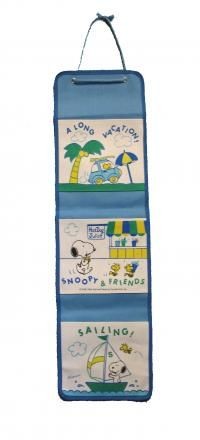Snoopy And Woodstock Hanging Shoe Bag