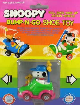 Snoopy Bump-N-Go Friction-Powered Shoe Car