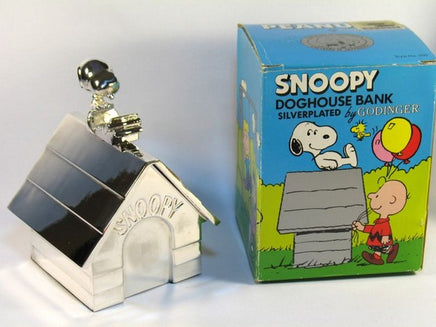 Literary Ace On Doghouse Silver Plated Bank
