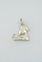 Literary Ace Sterling Silver Pendant / Charm