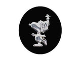 Snoopy Skater Sterling Silver Pin