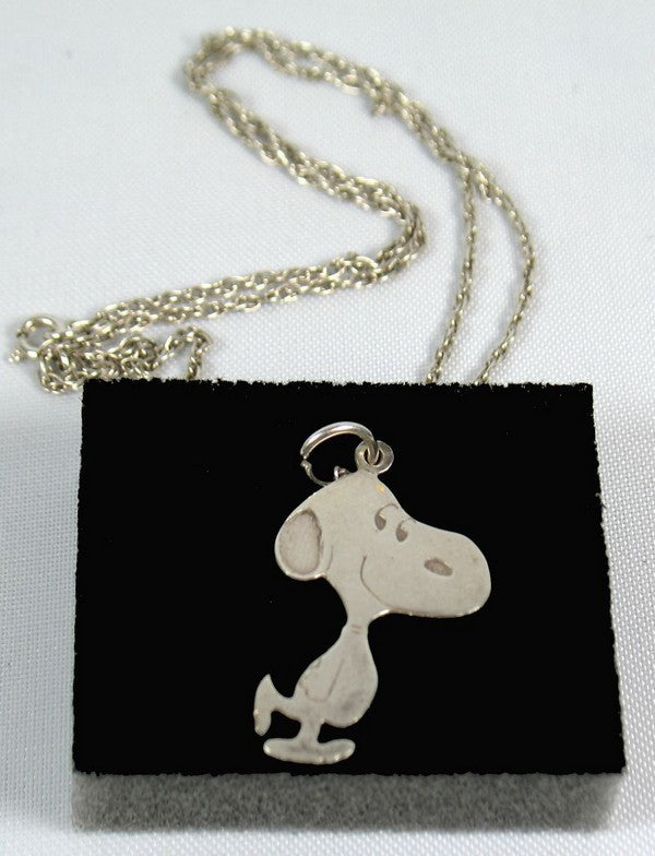 Snoopy Sterling Silver Necklace