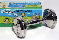 Snoopy Silver Plated Baby Rattle - BRAND NEW!  Great Collectible Gift!