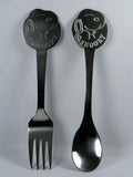 Snoopy Stainless Steel Spoon and Fork Child Size Set