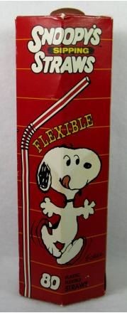 Snoopy's Sipping Straws