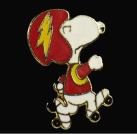 Snoopy Rollerskater Cloisonne Pin