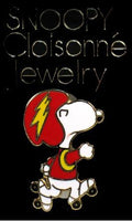 Snoopy Rollerskater Cloisonne Pin