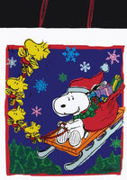 Snoopy Sledding Gift Bag