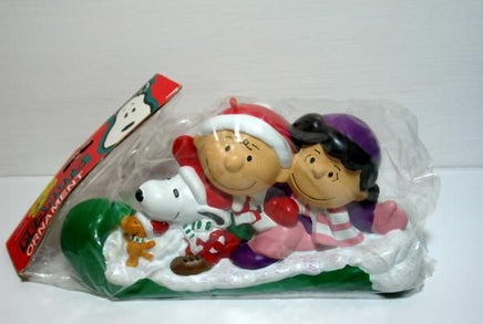 Adler Peanuts Gang On Toboggan Ornament