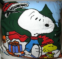 Snoopy Sledding Pillow