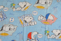 Vintage Peanuts Gang Flat Sheet - Sleeping Snoopy