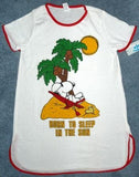 Snoopy Joe Cool Sleep Shirt - "Born To Sleep In The Sun"